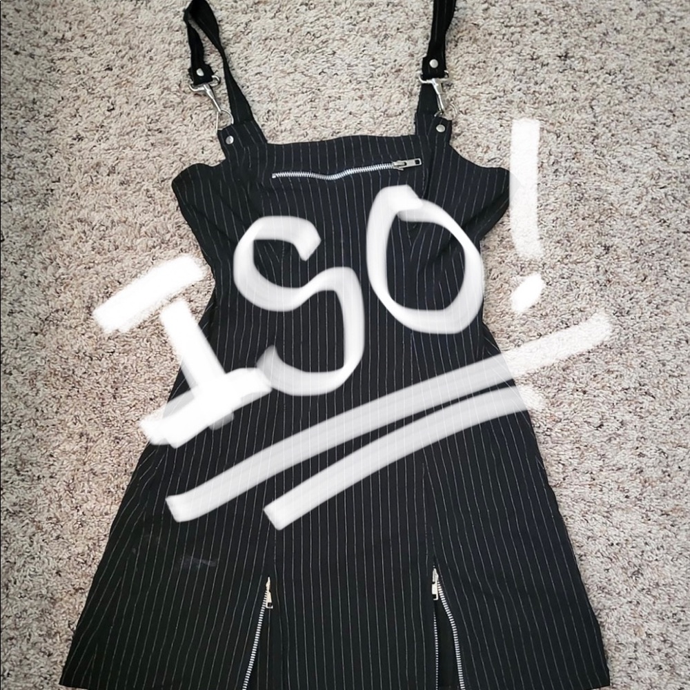COPY - ISO ** goth emo vintage 90s pinstripe lip service tripp nyc hot topic dr…